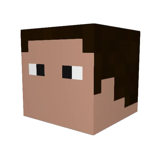 alopez95 Minecraft avatar head, 3D render