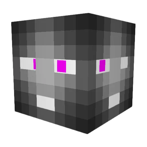 aloraya Minecraft avatar head, 3D render