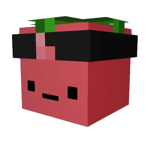 alpacaa_ Minecraft avatar head, 3D render