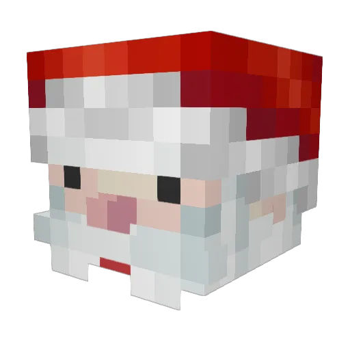 alpacatarou Minecraft avatar head, 3D render