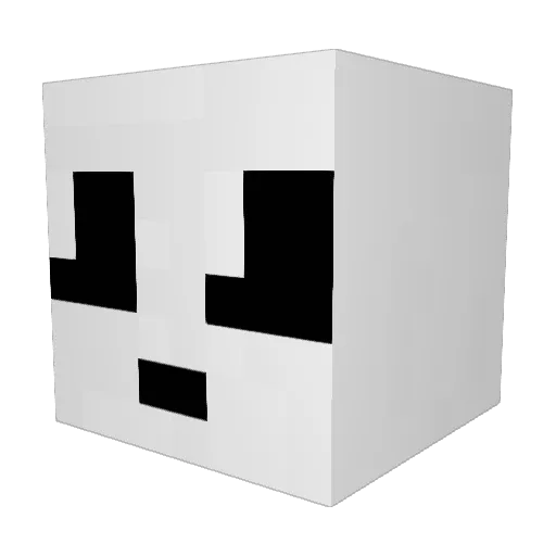 alpaltan Minecraft avatar head, 3D render