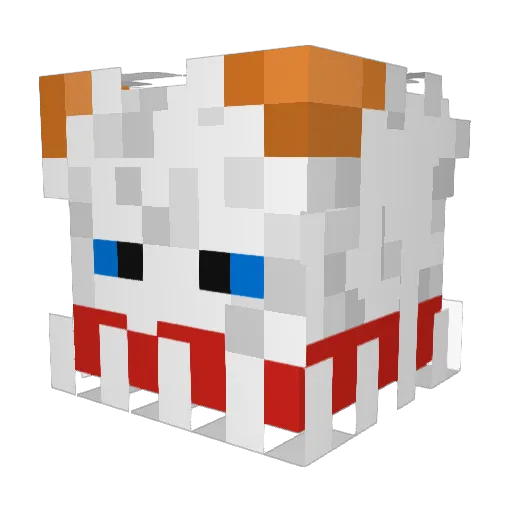 alpasek_ Minecraft avatar head, 3D render