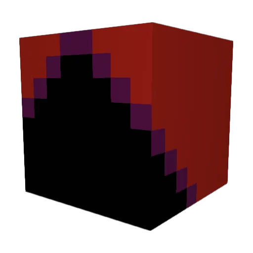 alpha_wolf Minecraft avatar head, 3D render