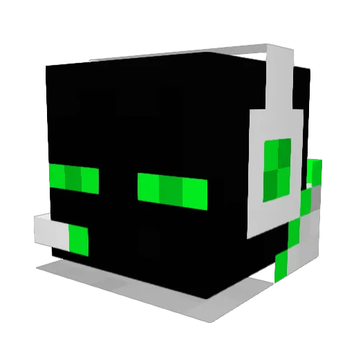 alphadeluxe123 Minecraft avatar head, 3D render