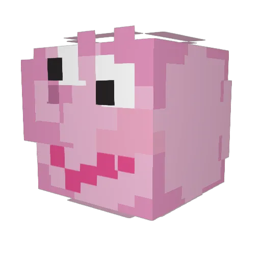 alphahaagen Minecraft avatar head, 3D render