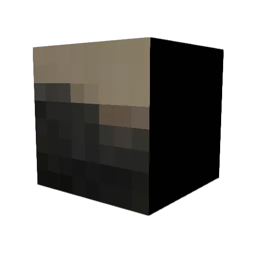 alphateddybear Minecraft avatar head, 3D render