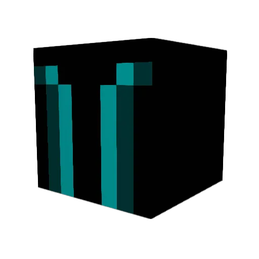 alphavenom Minecraft avatar head, 3D render