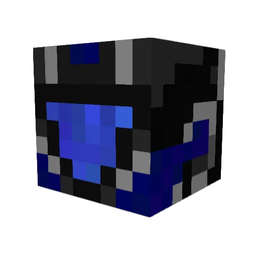 alphazero924 Minecraft avatar head, 3D render