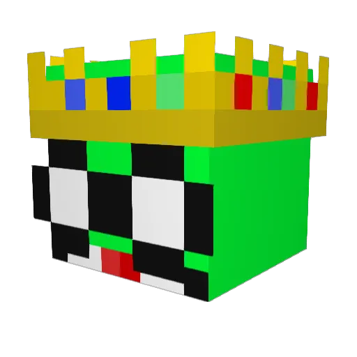 alpio123 Minecraft avatar head, 3D render