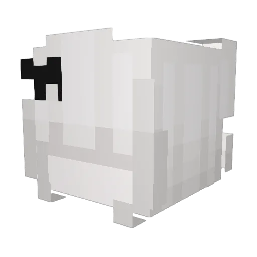 alprababie Minecraft avatar head, 3D render