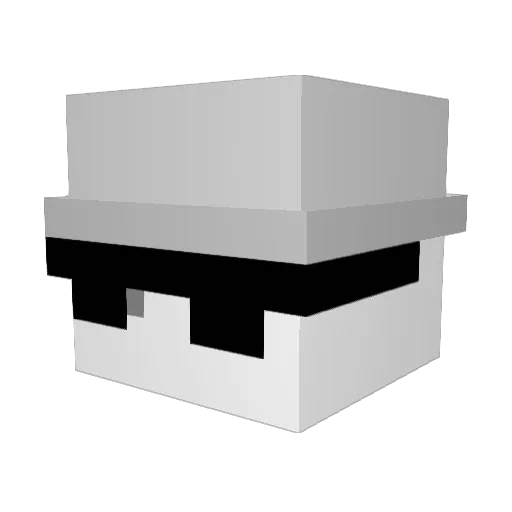 alpuysan Minecraft avatar head, 3D render