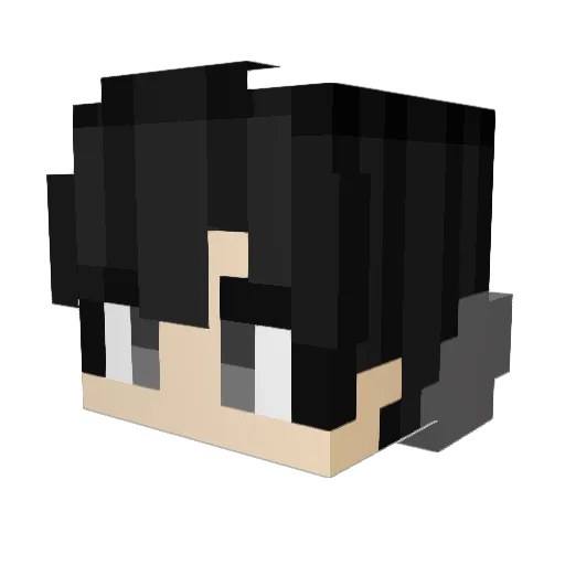 alsewo Minecraft avatar head, 3D render
