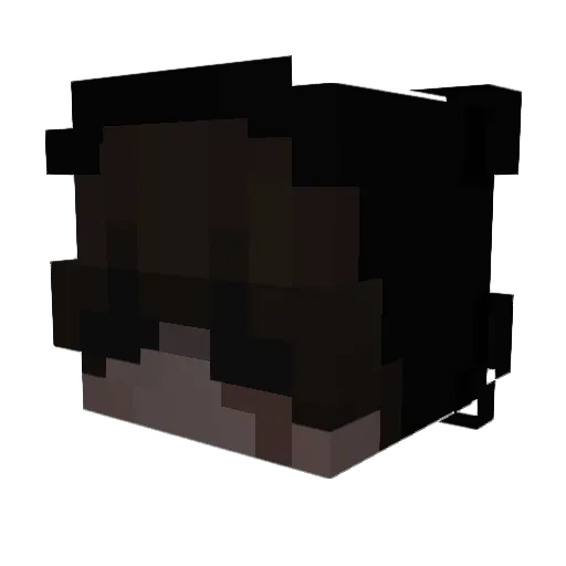 alsomhi Minecraft avatar head, 3D render