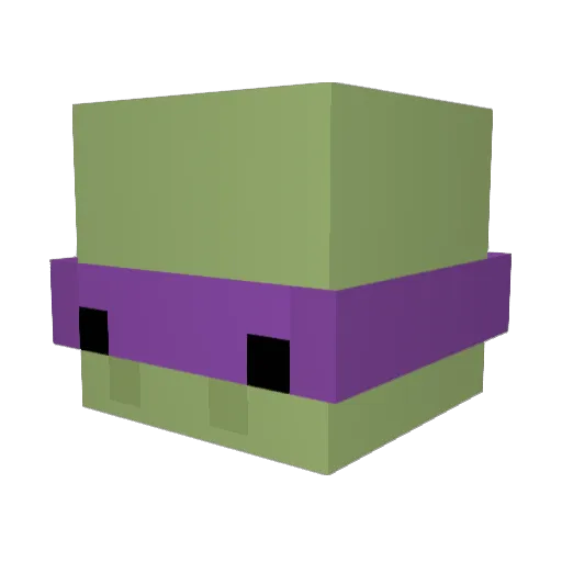 alsrhks2 Minecraft avatar head, 3D render