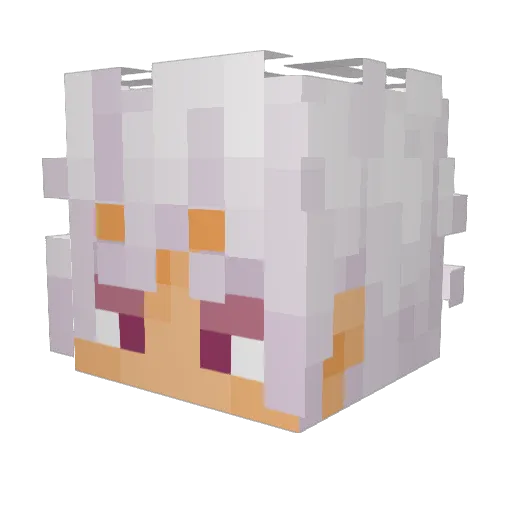 alstroemeria__ Minecraft avatar head, 3D render