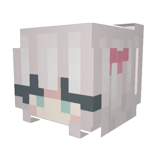 alswl88 Minecraft avatar head, 3D render