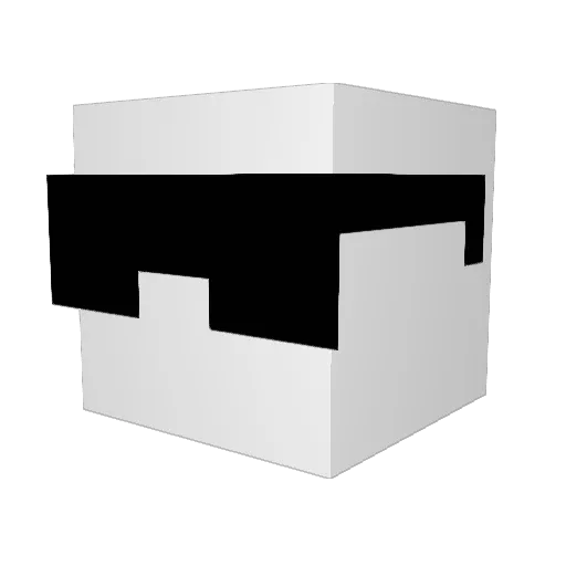 alt_______ Minecraft avatar head, 3D render