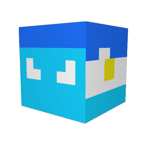 alta_polenta Minecraft avatar head, 3D render