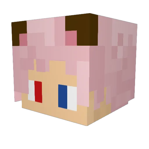altarex42 Minecraft avatar head, 3D render