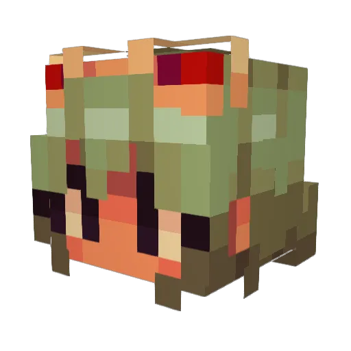 alternamee Minecraft avatar head, 3D render