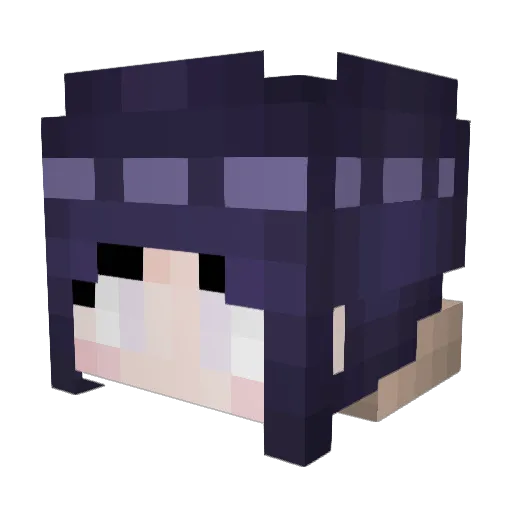 altesTwix Minecraft avatar head, 3D render