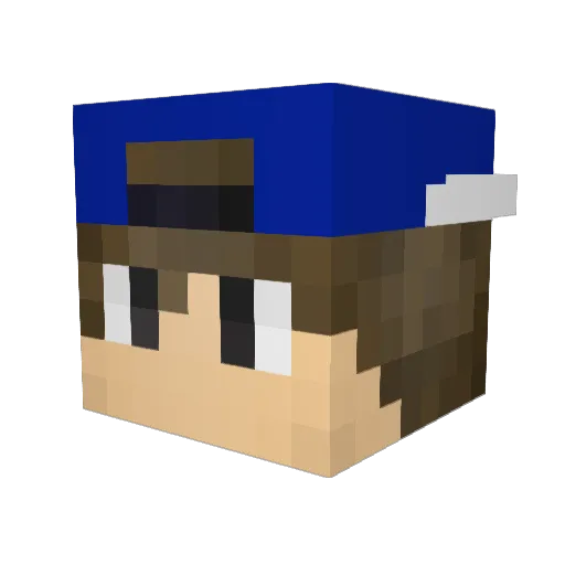 althobaiti Minecraft avatar head, 3D render
