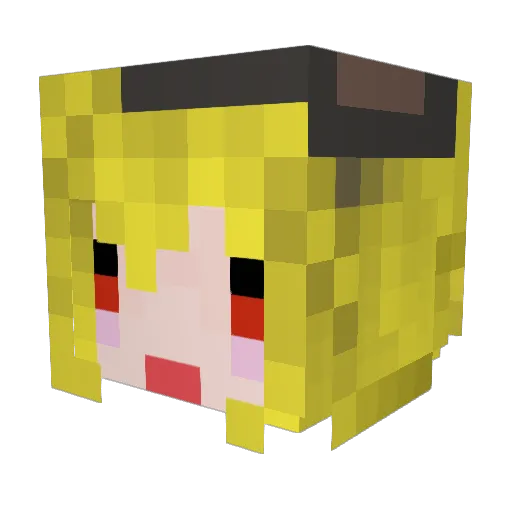 altifa0523 Minecraft avatar head, 3D render