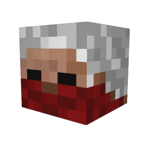 altik_0 Minecraft avatar head, 3D render