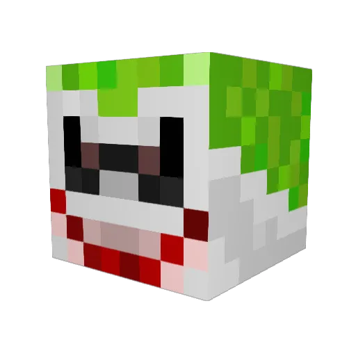 altimis Minecraft avatar head, 3D render