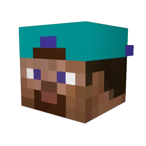 altospoderes__ Minecraft avatar head, 3D render