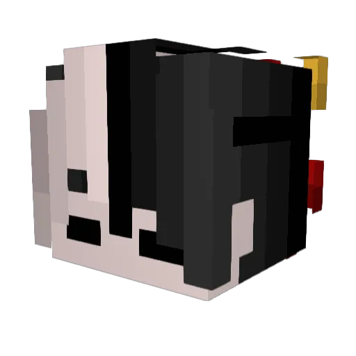 altozzyeez Minecraft avatar head, 3D render