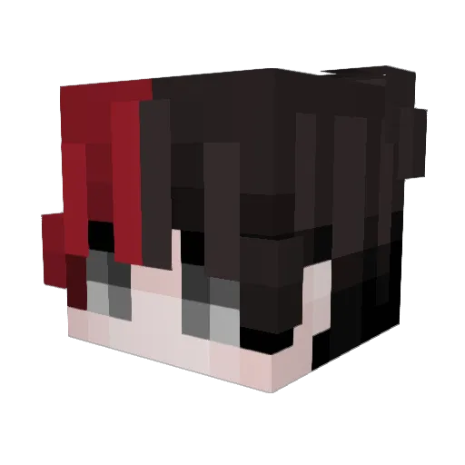 altreZZ Minecraft avatar head, 3D render