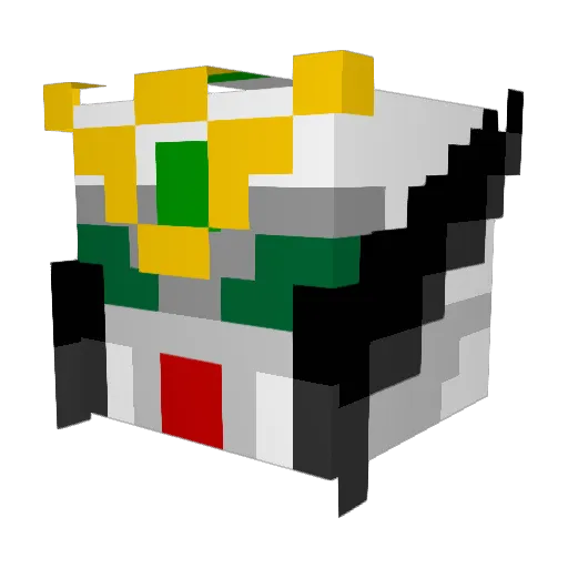 altronrd Minecraft avatar head, 3D render