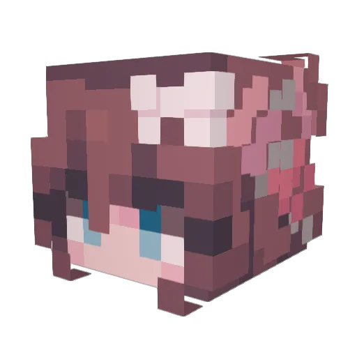altsbo Minecraft avatar head, 3D render