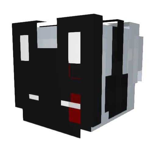 altsxl Minecraft avatar head, 3D render