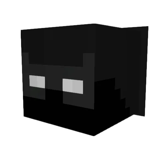 altuio Minecraft avatar head, 3D render
