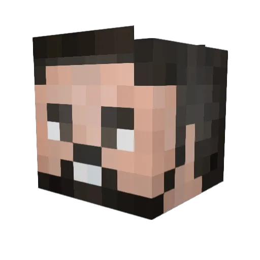 altunbas Minecraft avatar head, 3D render