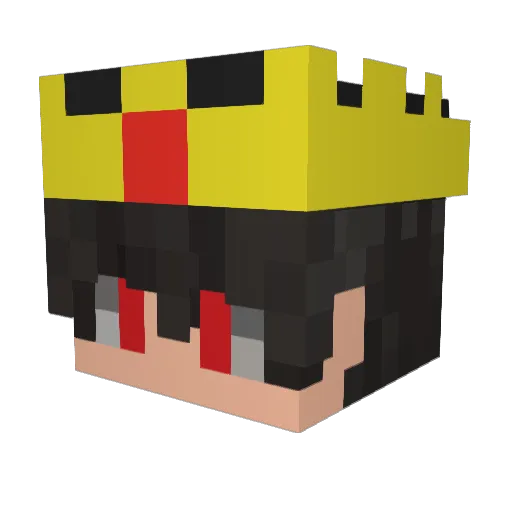 alucard_ah Minecraft avatar head, 3D render