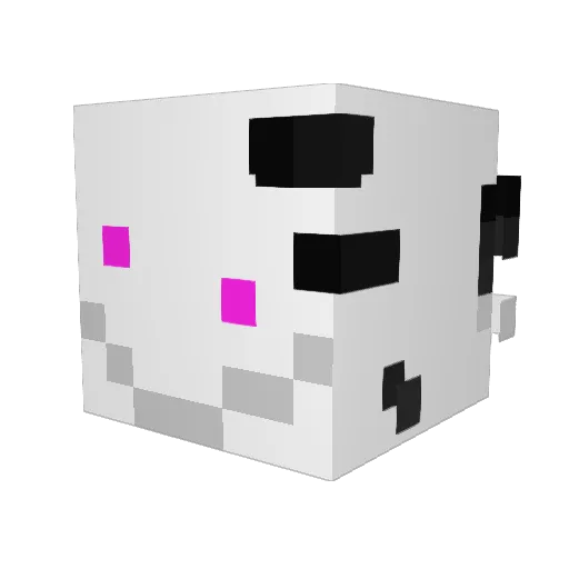 aluentis Minecraft avatar head, 3D render