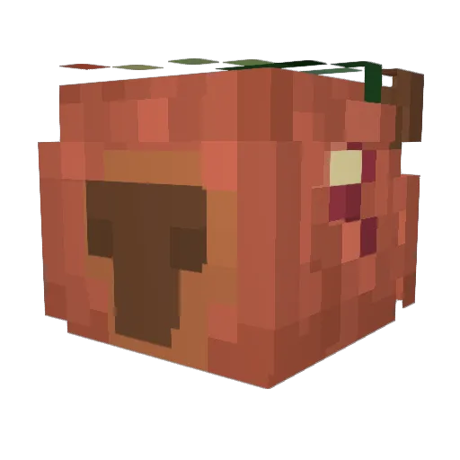 alunula Minecraft avatar head, 3D render