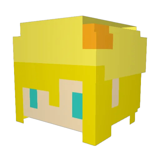 alvan9056 Minecraft avatar head, 3D render