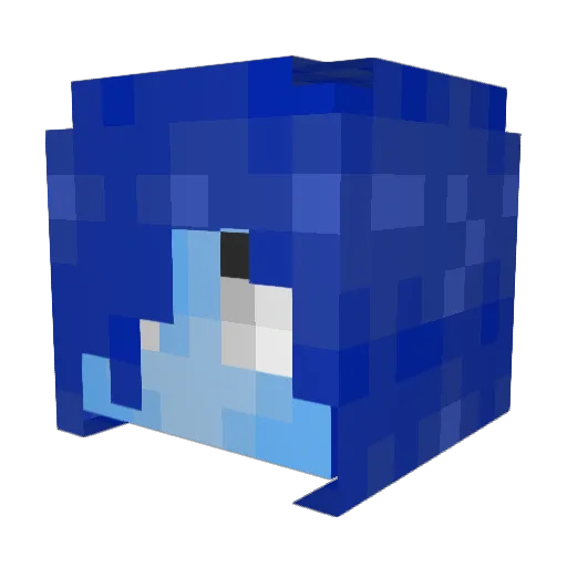 alvarillo002 Minecraft avatar head, 3D render