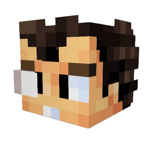alvarito_27 Minecraft avatar head, 3D render