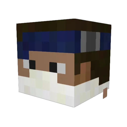 alvaro1112 Minecraft avatar head, 3D render