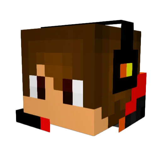 alvaro_018 Minecraft avatar head, 3D render
