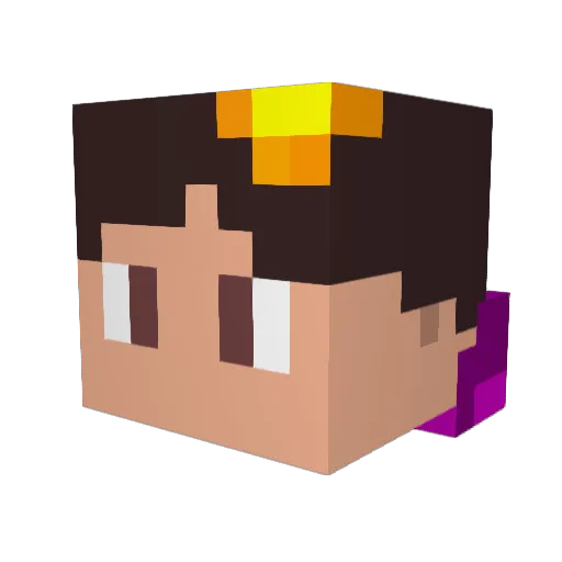 alvaro_56 Minecraft avatar head, 3D render