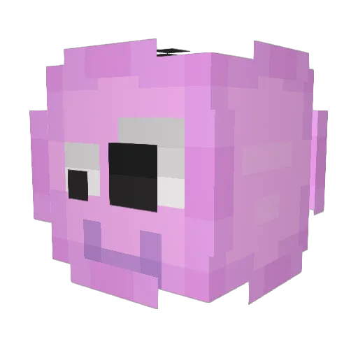alvaroknq Minecraft avatar head, 3D render