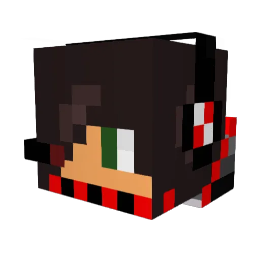 alvaroxalonso Minecraft avatar head, 3D render