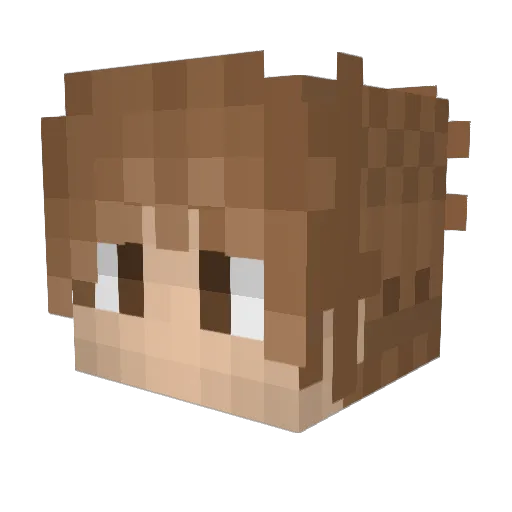 alvesco96_ Minecraft avatar head, 3D render