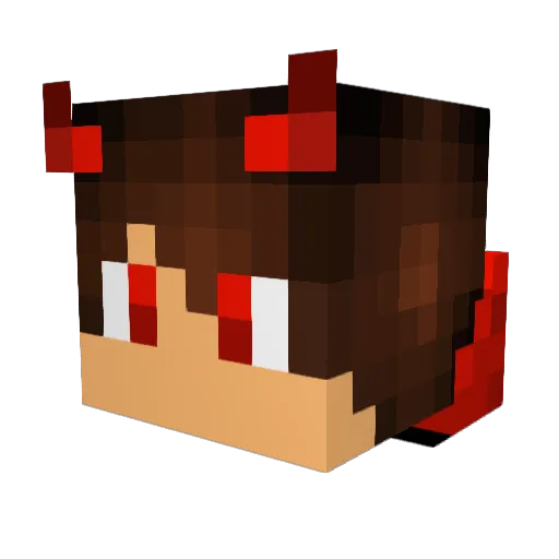 alviss8 Minecraft avatar head, 3D render